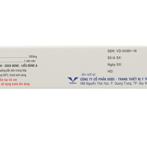 Aleucin 500mg trị chóng mặt (3 vỉ x 10 viên)