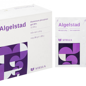 Hỗn dịch uống Algelstad 20% trị viêm thực quản, loét dạ dày tá tràng (20 gói x 20g)