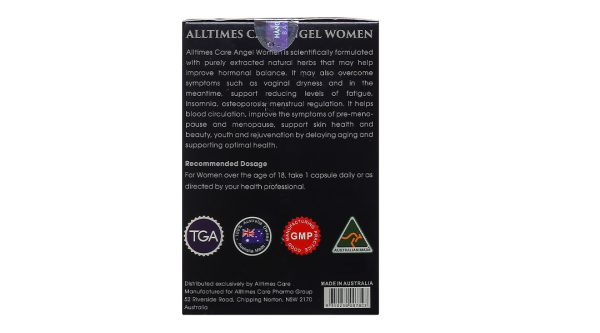 Alltimes Care Angel Women hỗ trợ cải thiện nội tiết tố nữ chai 60 viên