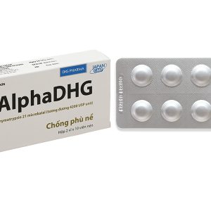AlphaDHG 4200IU trị phù nề sau chấn thương (2 vỉ x 10 viên)