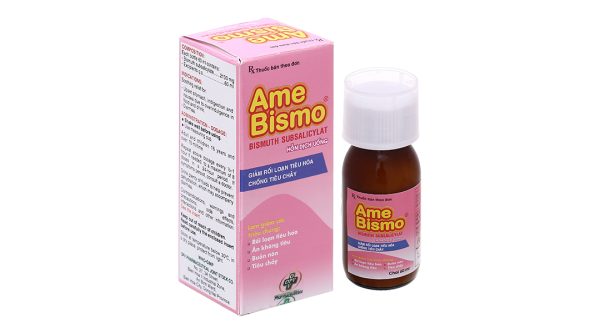 Hỗn dịch uống AmeBismo giảm nhẹ các triệu chứng trong rối loạn tiêu hóa chai 60ml