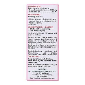 Hỗn dịch uống AmeBismo giảm nhẹ các triệu chứng trong rối loạn tiêu hóa chai 60ml