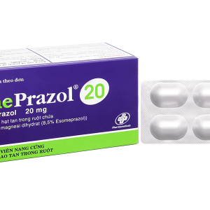 AmePrazol 20 trị viêm xước dạ dày, trào ngược dạ dày thực quản (5 vỉ x 6 viên)