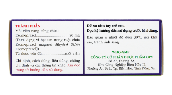 AmePrazol 20 trị viêm xước dạ dày, trào ngược dạ dày thực quản (5 vỉ x 6 viên)