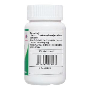 Viên ngậm Amoxicillin Domesco 250mg trị nhiễm trùng do vi khuẩn nhạy cảm lọ 100 viên