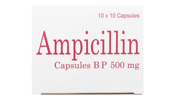 Ampicillin Brawn 500mg trị nhiễm khuẩn (10 vỉ x 10 viên)