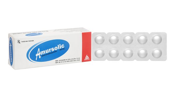 Amursolic 150mg làm tan sỏi cholesterol ở những người bệnh sỏi mật (5 vỉ x 10 viên)
