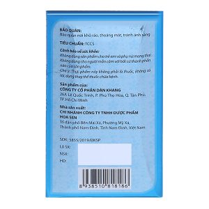 An Nữ Đan hỗ trợ giảm u xơ tử cung chai 60 viên