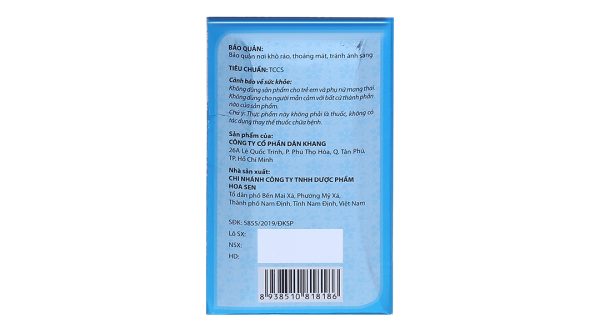 An Nữ Đan hỗ trợ giảm u xơ tử cung chai 60 viên