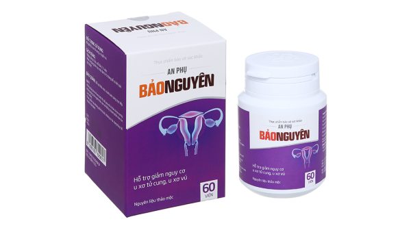 An Phụ Bảo Nguyên hạn chế phát triển u xơ tử cung hộp 60 viên