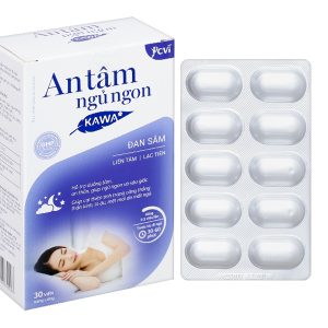 An tâm ngủ ngon Kawa hỗ trợ an thần hộp 30 viên