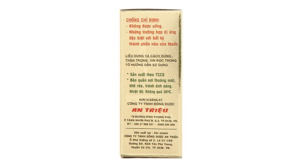 Cồn xoa bóp đa dụng An Triệu chai 60ml