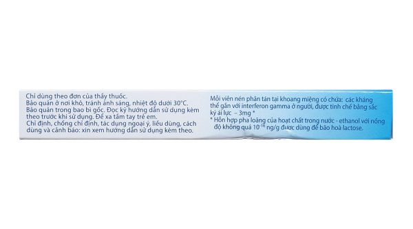 Anaferon for children dự phòng và trị nhiễm virus (1 vỉ x 20 viên)