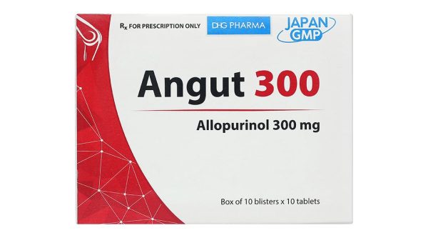 Angut 300 giảm sự hình thành urat/acid uric, trị sỏi thận (10 vỉ x 10 viên)