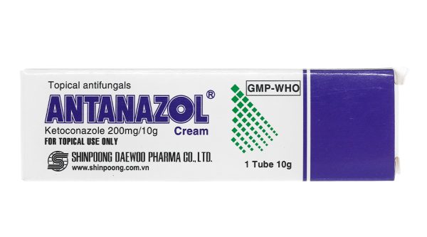 Kem bôi Antanazol trị nấm da tuýp 10g