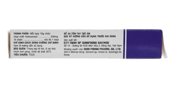 Kem bôi Antanazol trị nấm da tuýp 10g