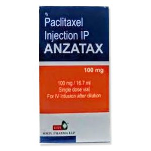 Dung dịch tiêm Anzatax 100mg/16,7ml điều trị ung thư buồng trứng lọ 16.7ml