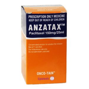 Dung dịch tiêm Anzatax 100mg/16,7ml điều trị ung thư buồng trứng lọ 25ml