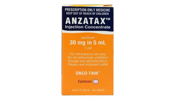 Dung dịch tiêm Anzatax 30mg/5ml điều trị ung thư buồng trứng lọ 5ml