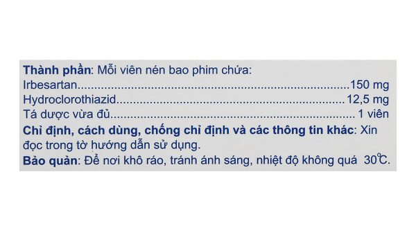 Apibestan 150 - H trị tăng huyết áp (2 vỉ x 14 viên)
