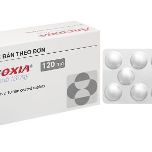 Arcoxia 120mg trị thoái hóa khớp, viêm khớp dạng thấp (3 vỉ x 10 viên)