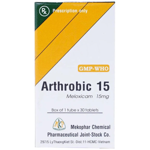 Arthrobic 15 điều trị viêm đau xương khớp, viêm khớp dạng thấp lọ 30 viên