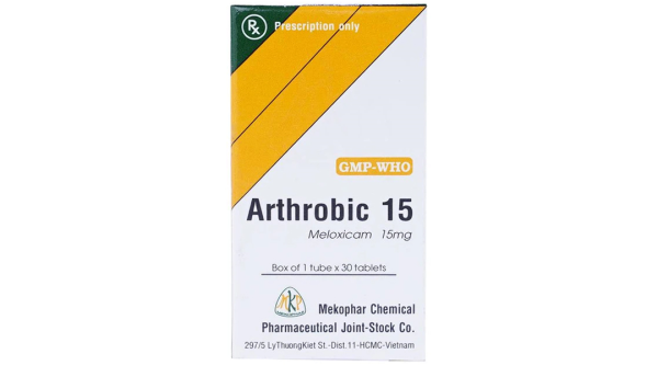 Arthrobic 15 điều trị viêm đau xương khớp, viêm khớp dạng thấp lọ 30 viên