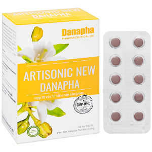 Artisonic New Danapha hỗ trợ trị viêm gan, vàng da, dị ứng (10 vỉ x 10 viên)