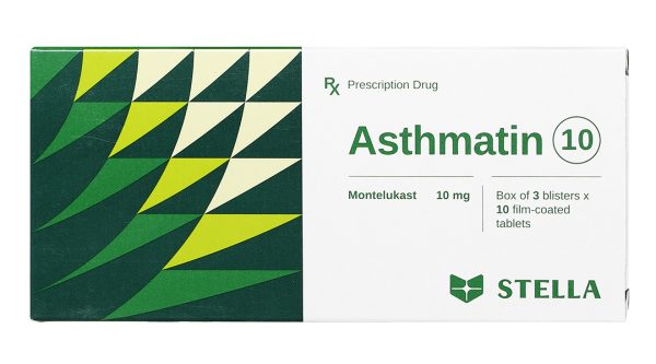 Asthmatin 10 trị hen suyễn (3 vỉ x 10 viên)