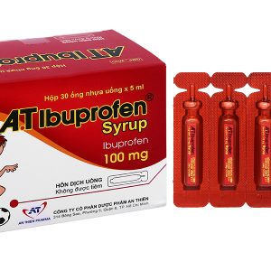 Hỗn dịch uống A.T Ibuprofen Syrup giảm đau, kháng viêm (30 ống x 5ml)