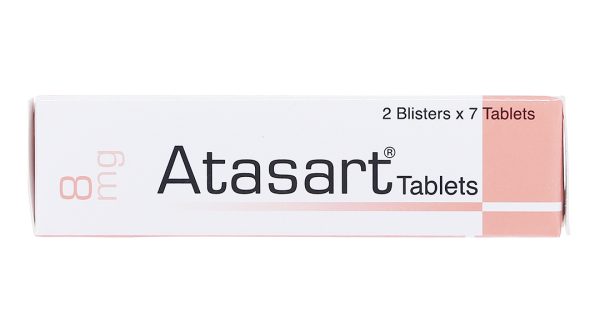 Atasart Tablets 8mg trị tăng huyết áp (2 vỉ x 7 viên)