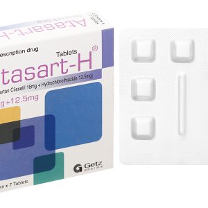 Atasart-H trị tăng huyết áp (4 vỉ x 7 viên)
