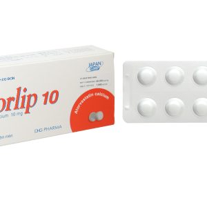 Atorlip 10 trị rối loạn mỡ máu (3 vỉ x 10 viên)