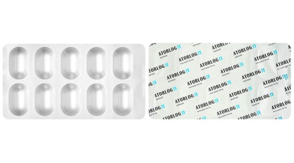 Atorlog 20 điều trị tăng cholesterol toàn phần và LDL-cholesterol (3 vỉ x 10 viên)