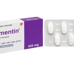 Augmentin 625mg trị nhiễm khuẩn do vi khuẩn nhạy cảm (2 vỉ x 7 viên)