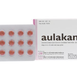 Aulakan 40mg tuần hoàn máu não, cải thiện trí nhớ (2 vỉ x 15 viên)