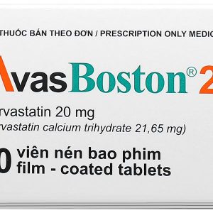 Avasboston 20 điều trị rối loạn mỡ máu (5 vỉ x 10 viên)