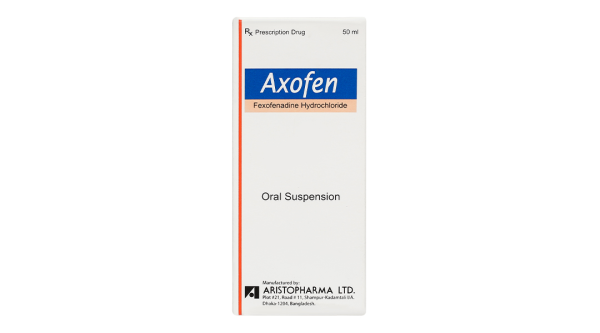 Hỗn dịch uống Axofen trị viêm mũi dị ứng, mày đay chai 50ml