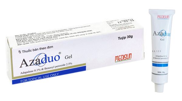 Azaduo Gel trị mụn trứng cá nhẹ đến vừa tuýp 30g