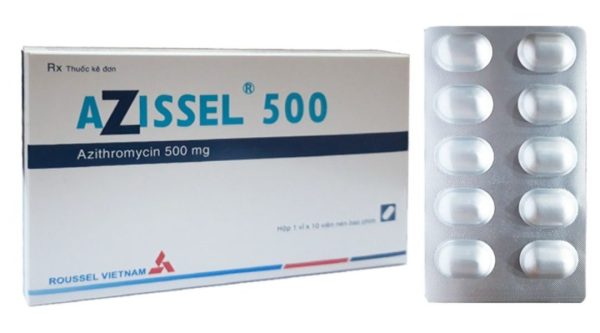 Azissel 500 trị nhiễm khuẩn (1 vỉ x 10 viên)