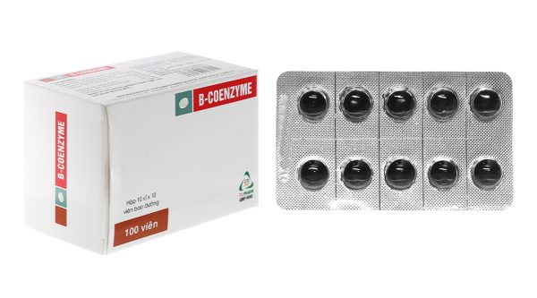 B-coenzyme bổ sung vitamin nhóm B, giảm suy nhược (10 vỉ x 10 viên)