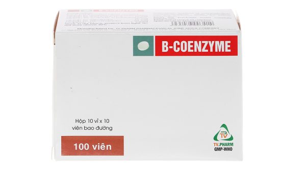 B-coenzyme bổ sung vitamin nhóm B, giảm suy nhược (10 vỉ x 10 viên)