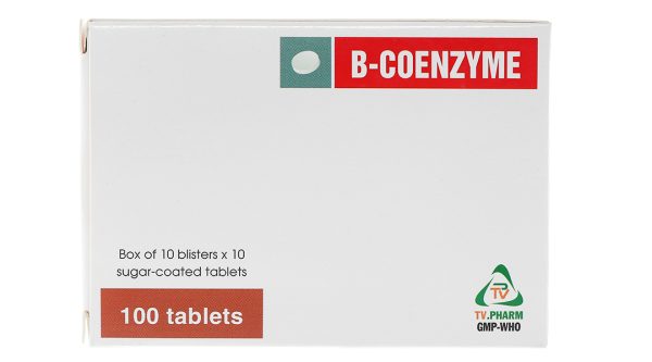 B-coenzyme bổ sung vitamin nhóm B, giảm suy nhược (10 vỉ x 10 viên)