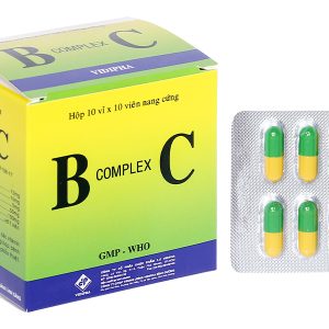 B Complex C bổ sung vitamin nhóm B và vitamin C (10 vỉ x 10 viên)