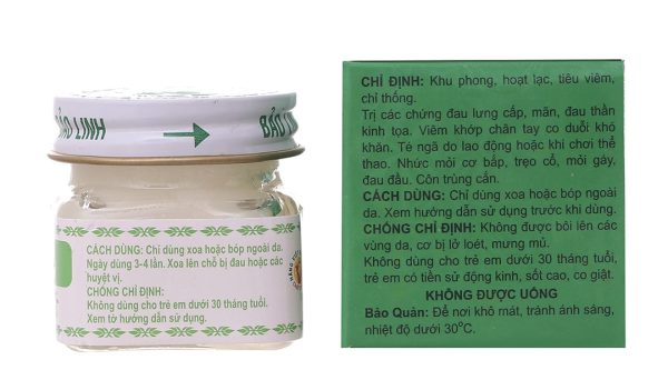 Cao xoa Bạch Hổ Hoạt Lạc Cao lọ 20g