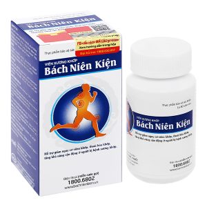 Viên xương khớp Bách Niên Kiện giảm nguy cơ viêm khớp, thoái hóa khớp chai 80 viên