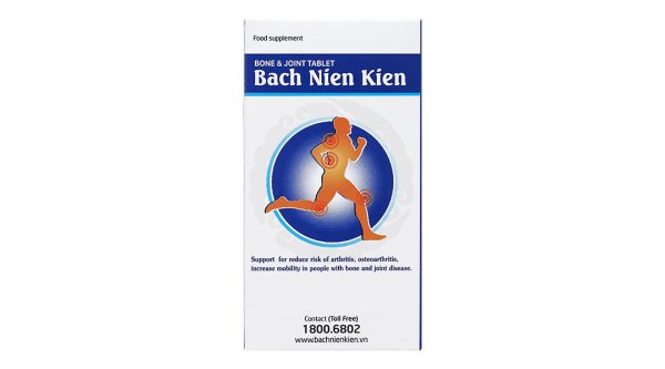 Viên xương khớp Bách Niên Kiện giảm nguy cơ viêm khớp, thoái hóa khớp chai 80 viên