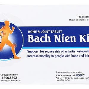 Viên xương khớp Bách Niên Kiện giảm nguy cơ viêm khớp, thoái hóa khớp hộp 20 viên