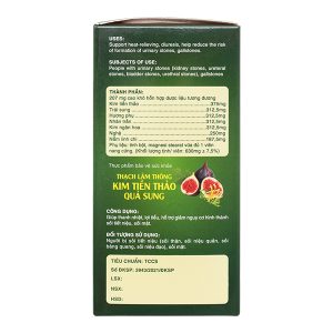 Thạch Lâm Thông Kim Tiền Thảo Quả Sung thanh nhiệt, lợi tiểu hộp 45 viên