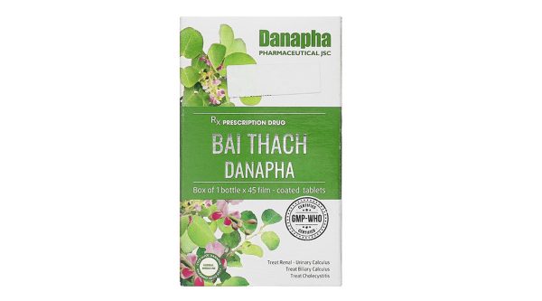 Bài Thạch Danapha điều trị sỏi thận, sỏi mật lọ 45 viên